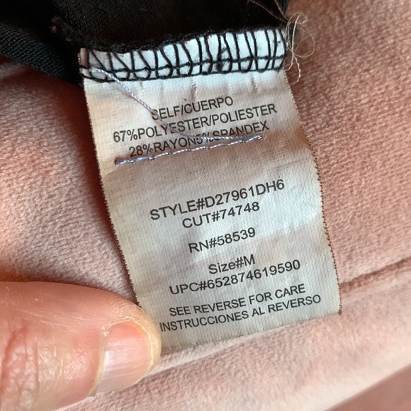 SPEECHLESS - Black Shirt Dress with Tuxedo Ruffle in the front - Medium - Picture 10 of 10